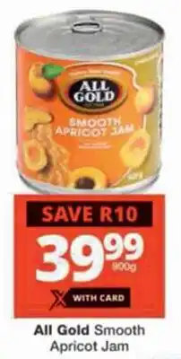 Checkers All Gold Smooth Apricot Jam offer