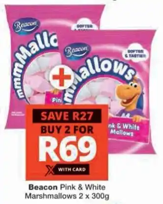 Checkers Beacon Pink & White Marshmallows offer