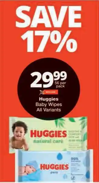 Checkers Huggies Baby Wipes All Variants offer