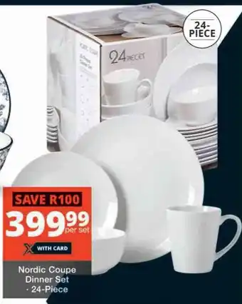 Checkers Nordic Coupe Dinner Set offer