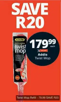 Checkers Addis Twist Mop offer