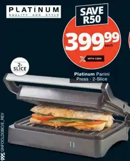 Checkers Platinum Panini Press offer