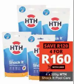 Checkers HTH Shock It Pool Care offer