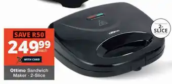 Checkers Ottimo Sandwich Maker offer