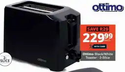 Checkers Ottimo Black/White Toaster offer