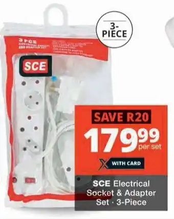 Checkers SCE Electrical Socket & Adapter Set offer