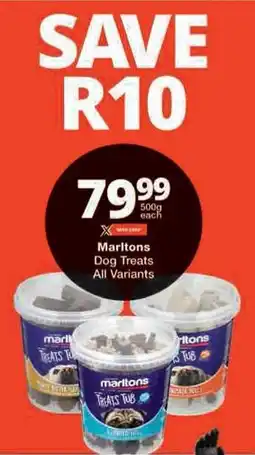 Checkers Marltons Dog Treats All Variants offer