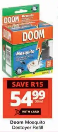 Checkers Doom Mosquito Destoyer Refill offer