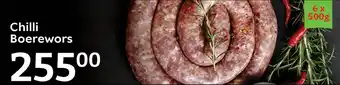 Oxford Freshmarket Chilli Boerewors offer