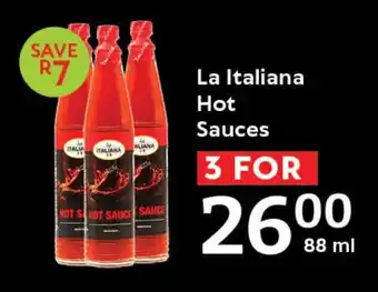 Oxford Freshmarket La Italiana Hot Sauces offer