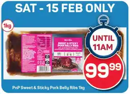 Pick n Pay Hypermarket PnP Sweet & Sticky Pork Belly Ribs offer