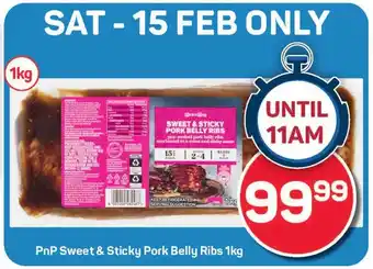 Pick n Pay Hypermarket PnP Sweet & Sticky Pork Belly Ribs offer