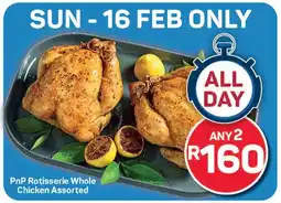 Pick n Pay Hypermarket PnP Rotisserie Whole Chicken Assorted offer