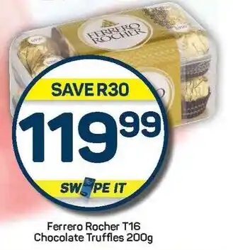 Pick n Pay Hypermarket Ferrero Rocher T16 Chocolate Truffles offer