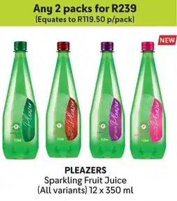 Makro PLEAZERS Sparkling Fruit Juice offer