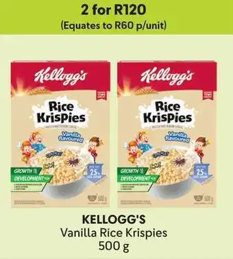 Makro KELLOGG'S Vanilla Rice Krispies offer