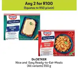 Makro Dr.OETKER Nice and Easy Ready-to-Eat-Meals offer