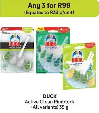 Makro DUCK Active Clean Rimblock offer