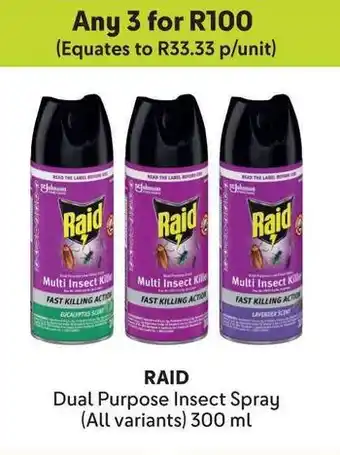 Makro RAID Dual Purpose Insect Spray offer