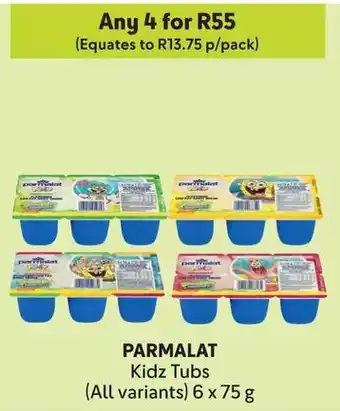 Makro PARMALAT Kidz Tubs offer