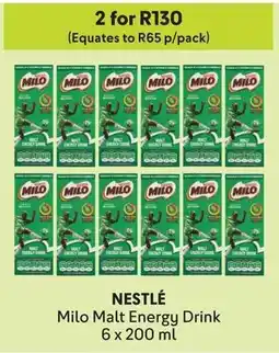 Makro NESTLÉ Milo Malt Energy Drink offer