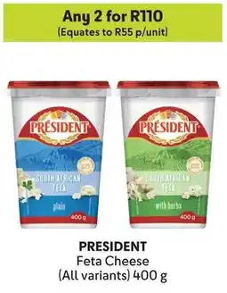 Makro PRESIDENT Feta Cheese offer