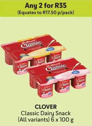 Makro CLOVER Classic Dairy Snack offer