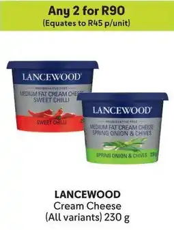 Makro LANCEWOOD Cream Cheese offer