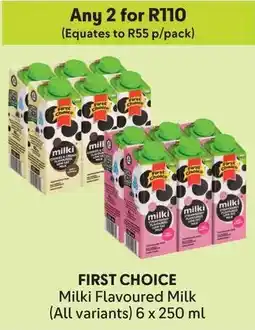 Makro FIRST CHOICE Milki Flavoured offer