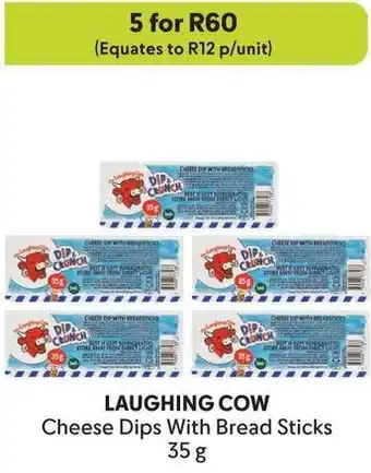 Makro LAUGHING COW Cheese Dips With Bread Sticks offer