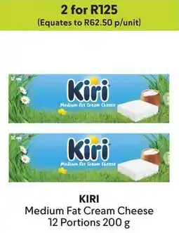 Makro KIRI Medium Fat Cream Cheese 12 Portions offer