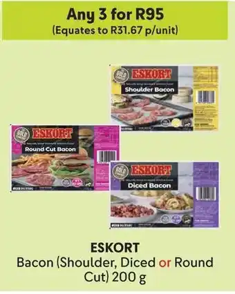 Makro ESKORT Bacon (Shoulder, Diced or Round Cut) offer