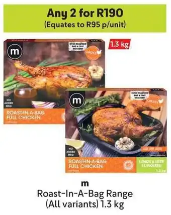 Makro m Roast-In-A-Bag Range offer