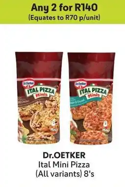 Makro Dr.OETKER Ital Mini Pizza offer