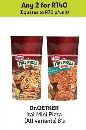 Makro Dr.OETKER Ital Mini Pizza offer