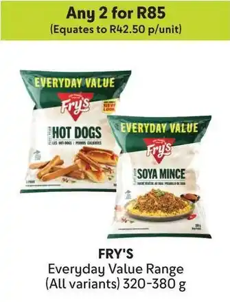 Makro FRY'S Everyday Value Range offer