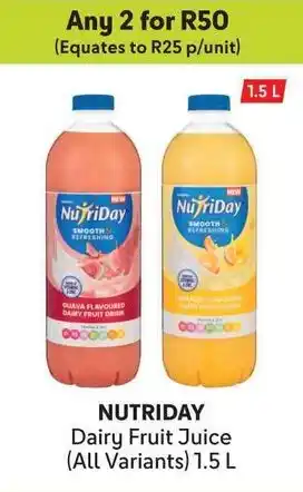 Makro NUTRIDAY Dairy Fruit Juice offer