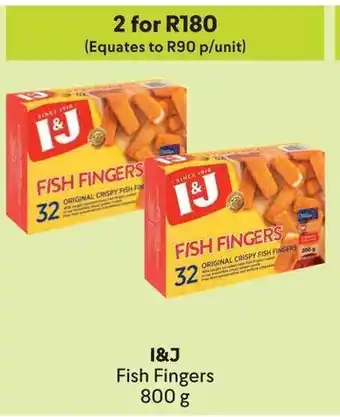 Makro I&J Fish Fingers offer