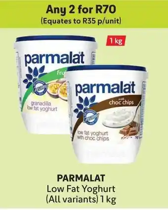 Makro PARMALAT Low Fat Yoghurt offer