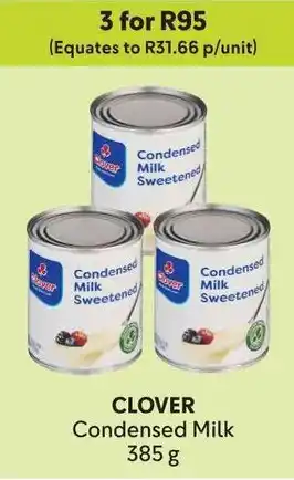 Makro CLOVER Condensed Milk offer