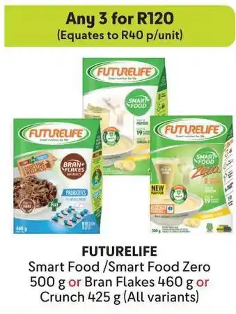 Makro FUTURELIFE Smart Food/Smart Food Zero or Bran Flakes or Crunch offer