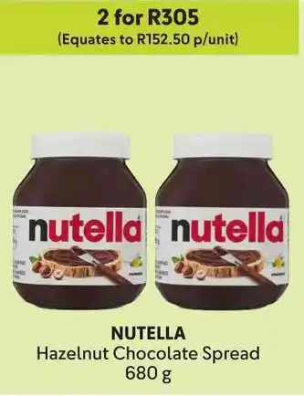 Makro NUTELLA Hazelnut Chocolate Spread offer