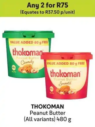 Makro THOKOMAN Peanut Butter offer