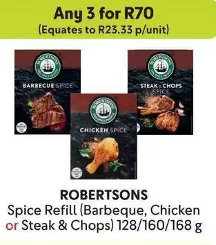 Makro ROBERTSONS Spice Refill (Barbeque, Chicken or Steak & Chops) offer