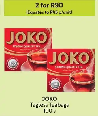 Makro JOKO Tagless Teabags offer