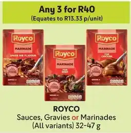 Makro ROYCO Sauces, Gravies or Marinades offer