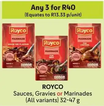 Makro ROYCO Sauces, Gravies or Marinades offer