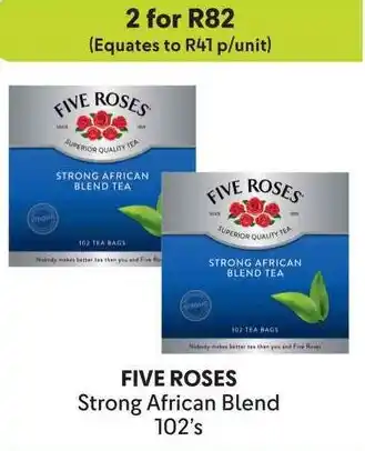 Makro FIVE ROSES Strong African Blend offer