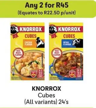 Makro KNORROX Cubes offer