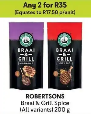 Makro ROBERTSONS Braai & Grill Spice offer